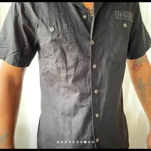 Harley Davidson Short Sleeve Button Up